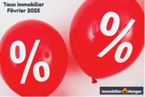 taux credit immobilier février 2025